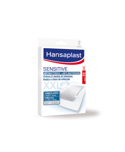 Hansaplast Sensitive Cerotto Antibatterico 80  x 10 cm 5 Pezzi