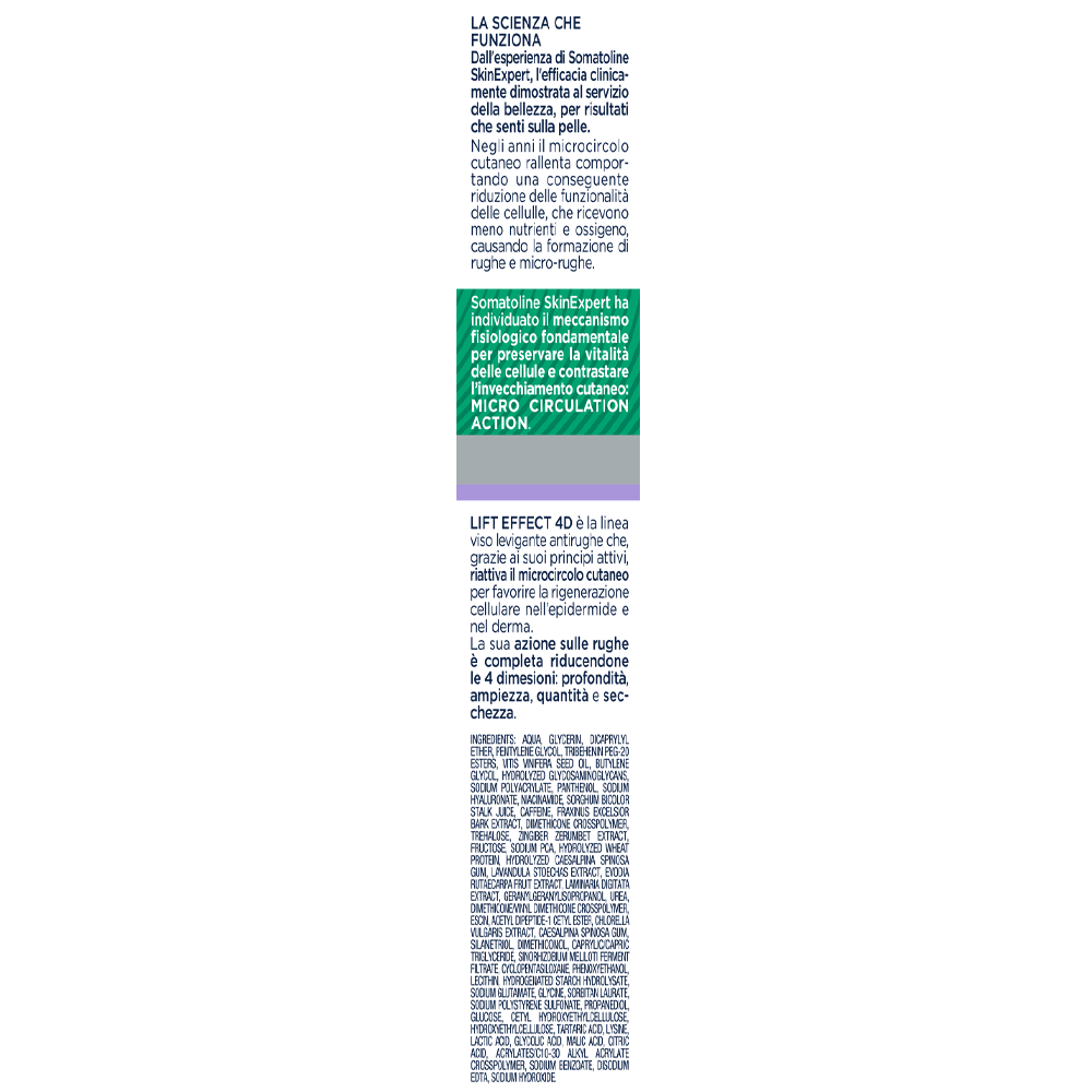 Somatoline SkinExpert, Lift Effect 4D Contorno Occhi Filler Antirughe, Contorno Occhi Anti-età, Acido Ialuronico 15ml Somatoline SkinExpert, Lift Effect 4D Contorno Occhi Filler Antirughe, Contorno Occhi Anti-età, Acido Ialuronico 15ml