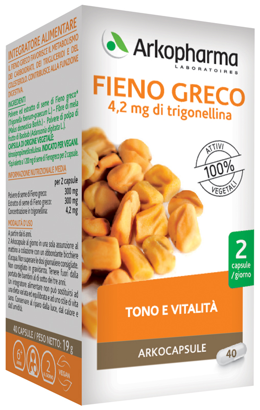 ARKOCAPSULE Fieno Greco 40Cps