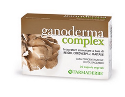 Farmaderbe Ganoderma Complex Integratore Organismo 30 Capsule Farmaderbe Ganoderma Complex Integratore Organismo 30 Capsule