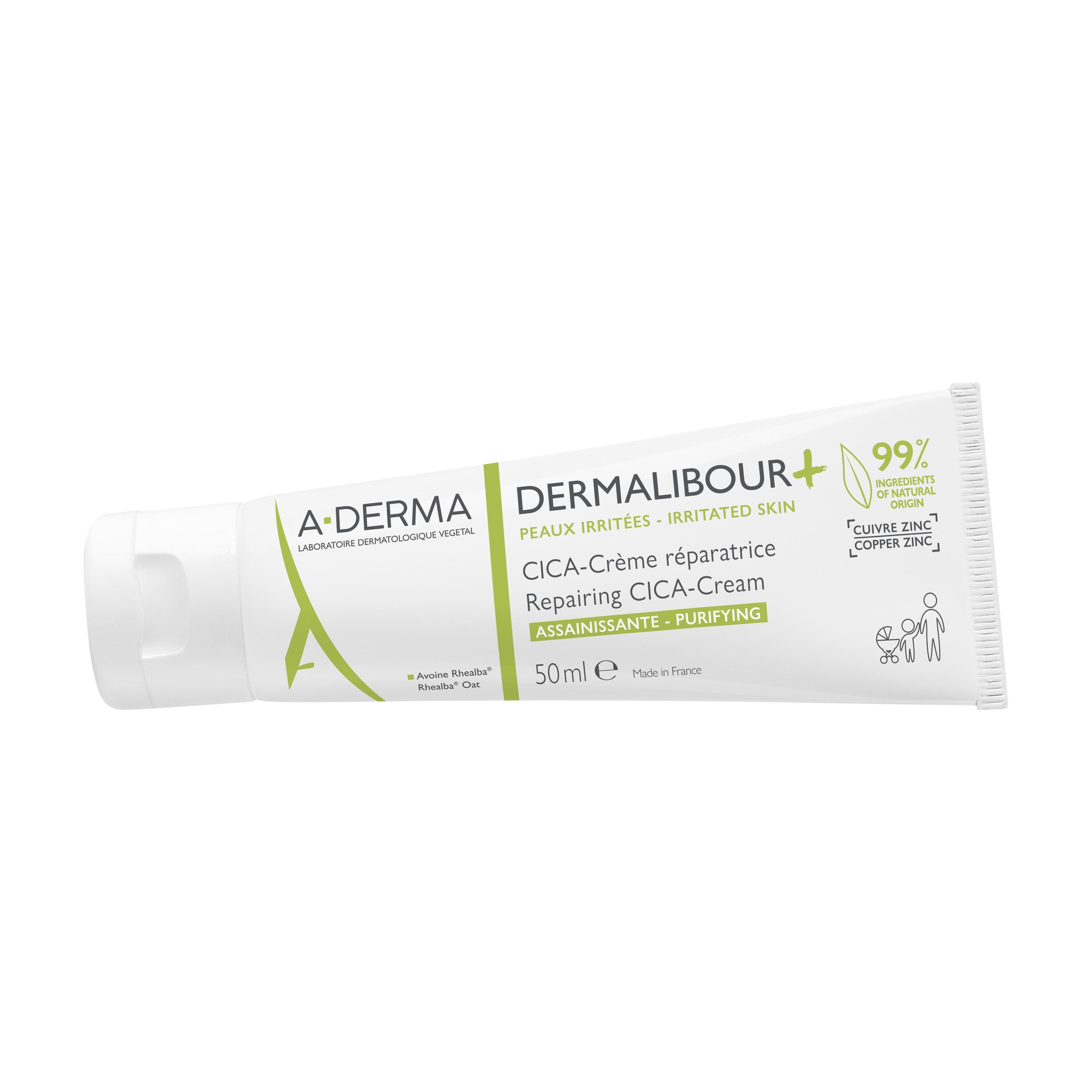 A-Derma Dermalibour+ - Cica Crema Ristrutturante Purificante Per Pelle Irritata E Fragile 50 ml 