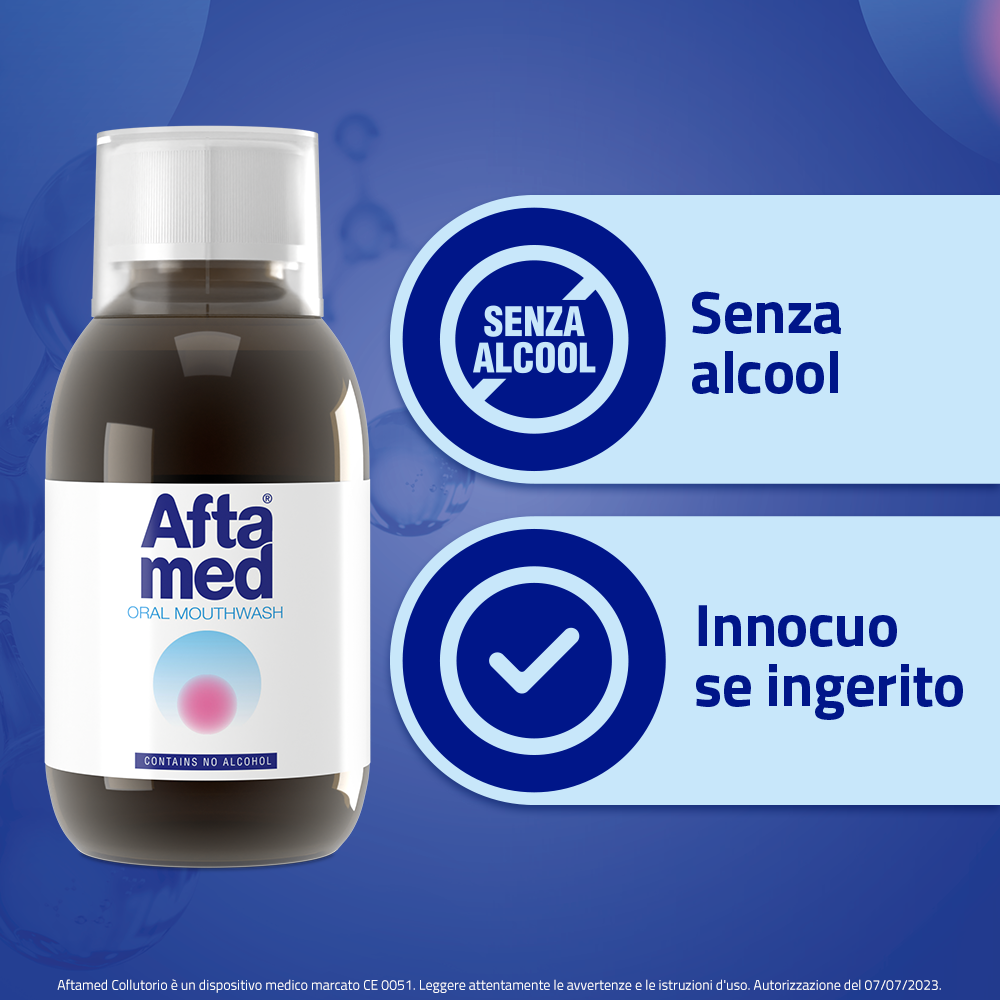 Aftamed Collutorio Anti Afte Senza Alcool 150 ml Aftamed Collutorio Anti Afte Senza Alcool 150 ml