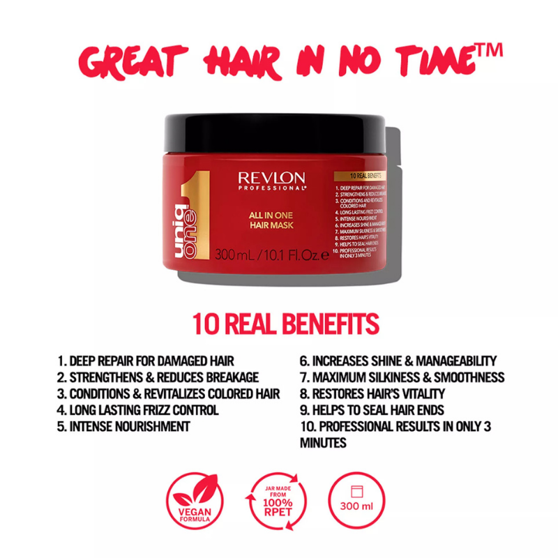 Revlon Professional UniqOne - Maschera Idratante Per Capelli 300 ml
