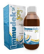 Immudek Sh Joy sciroppo flacone orale 200 ml gusto banana Immudek Sh Joy sciroppo flacone orale 200 ml gusto banana