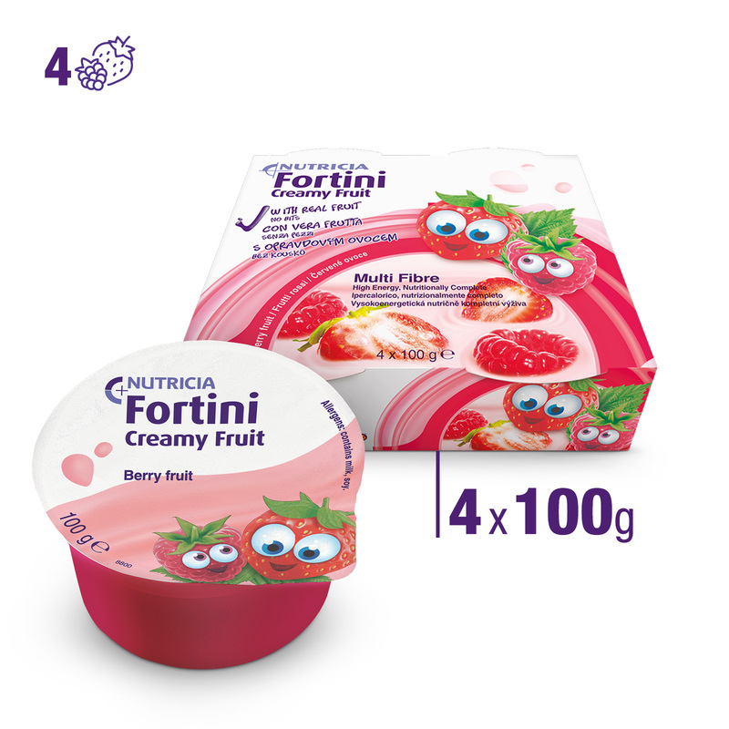 Fortini Creamy Integratore Nutrizionale Ai Frutti Rossi 4 Coppette Fortini Creamy Integratore Nutrizionale Ai Frutti Rossi 4 Coppette