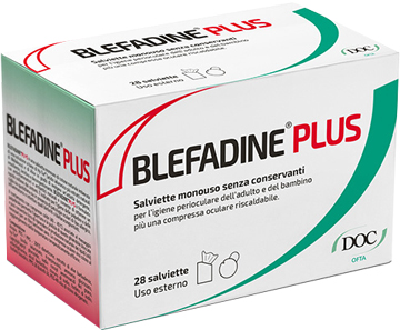 Blefadine Plus Igiene Perioculare 28 Salviettine Monouso + 1 Compressa Oculare Riscaldabile