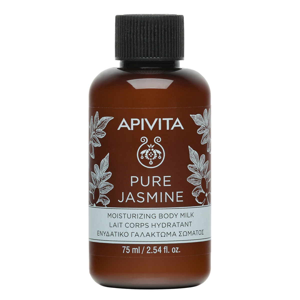 Apivita Pure Jasmine - Latte Idratante Delicato Corpo Con Gelsomino E Miele 75 ml