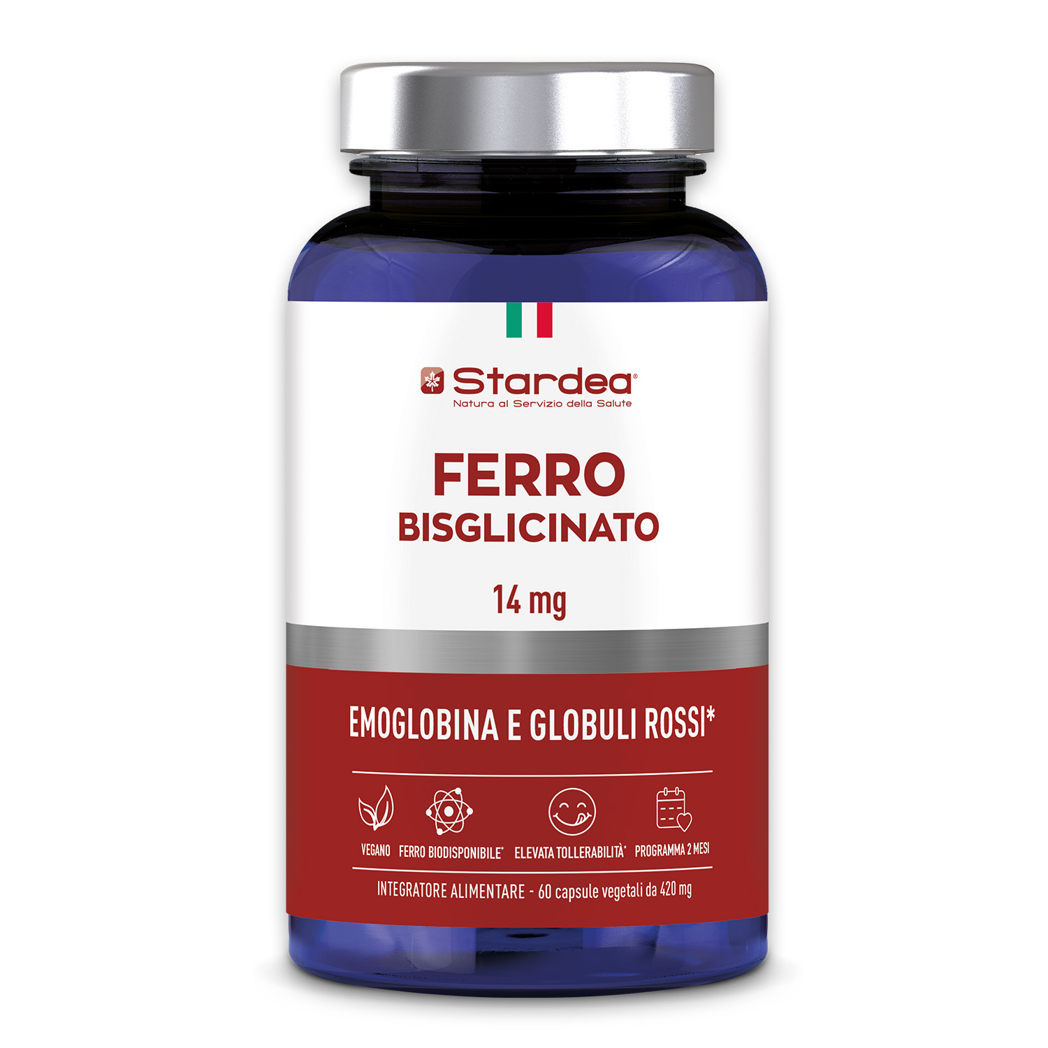 STARDEA FERRO BISGLICINATO 14 MG Compresse INTEGRATORE ALIMENTARE STARDEA FERRO BISGLICINATO 14 MG Compresse INTEGRATORE ALIMENTARE