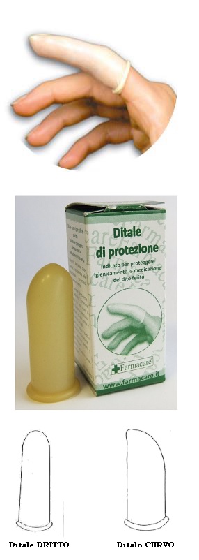 DITALE DI PROTEZIONE DRITTO MISURA 1 IN LATTICE