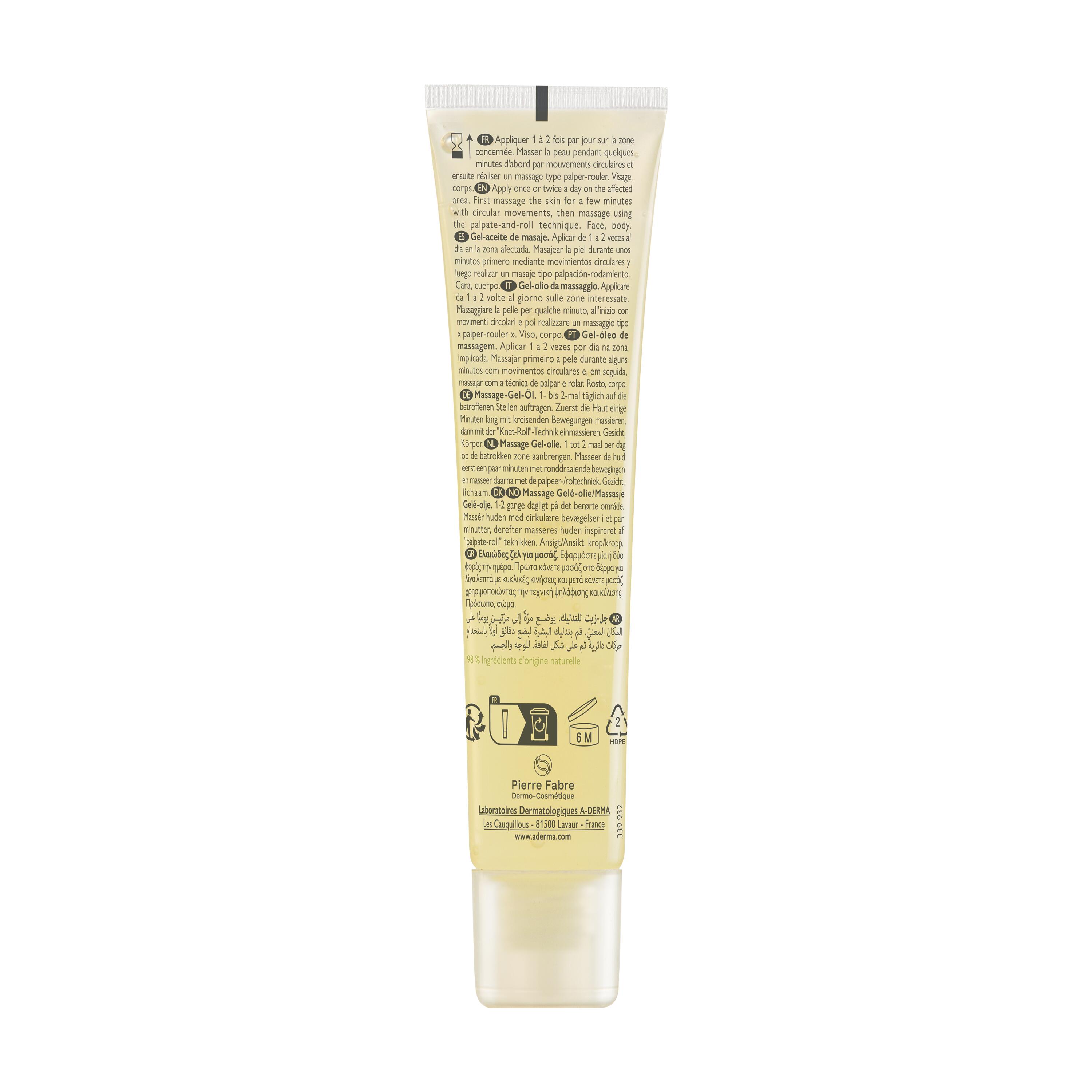 A-Derma Epitheliale A.H. Ultra Repair - Gel-Olio Massaggio Per Cicatrici E Smagliature 40 ml