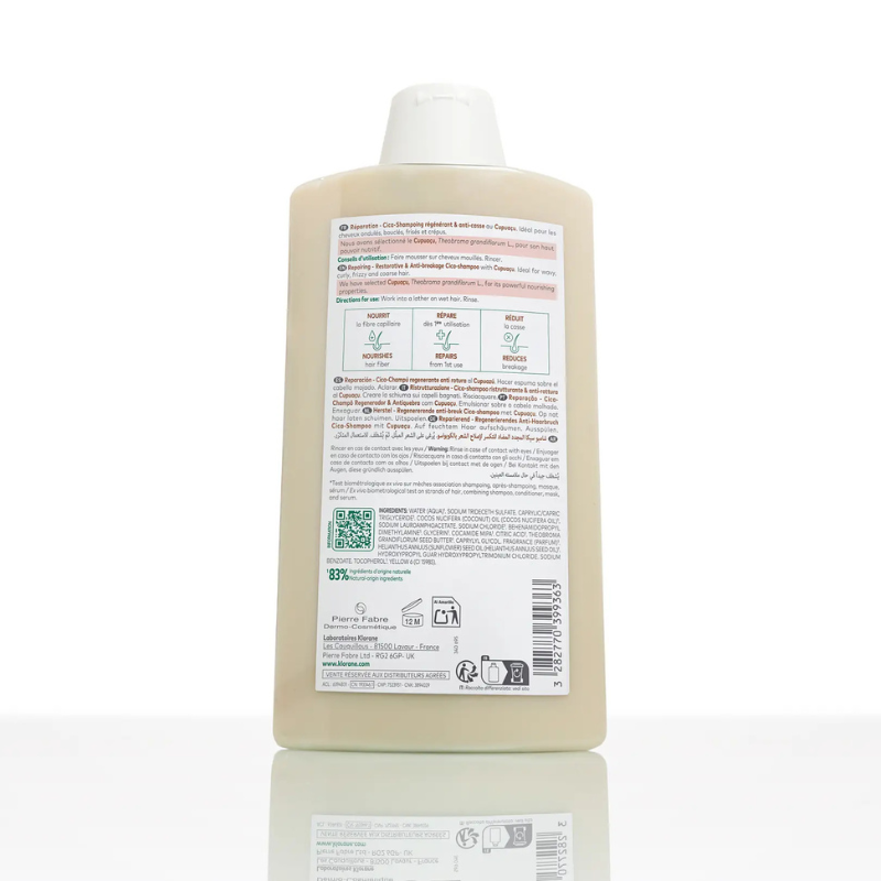 Klorane - Shampoo Rigenerante E Anti-Rottura Al Cupuaçu 400 ml