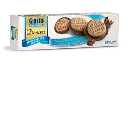 Giusto Senza Zuccheri Denari Biscotti al Cioccolato al Latte 120 g