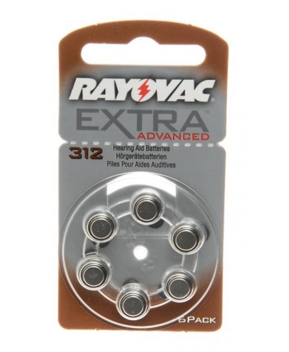 Rayovac Extra Advance Blister Di Batterie Allo Zinco Aria Modello 312 6 Pezzi Rayovac Extra Advance Blister Di Batterie Allo Zinco Aria Modello 312 6 Pezzi