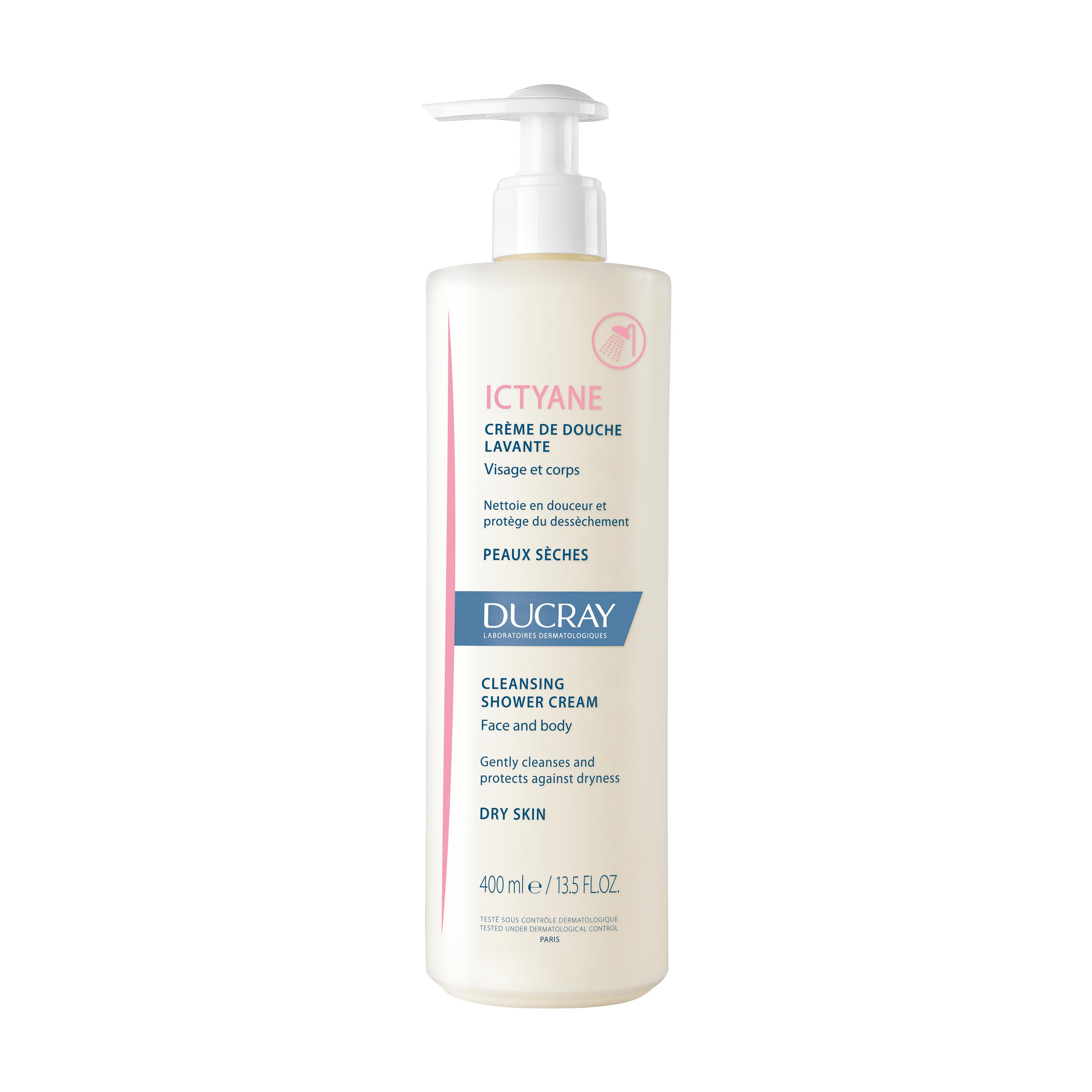 Ducray Ictyane - Crema Doccia Detergente Per Pelle Secca 400 ml