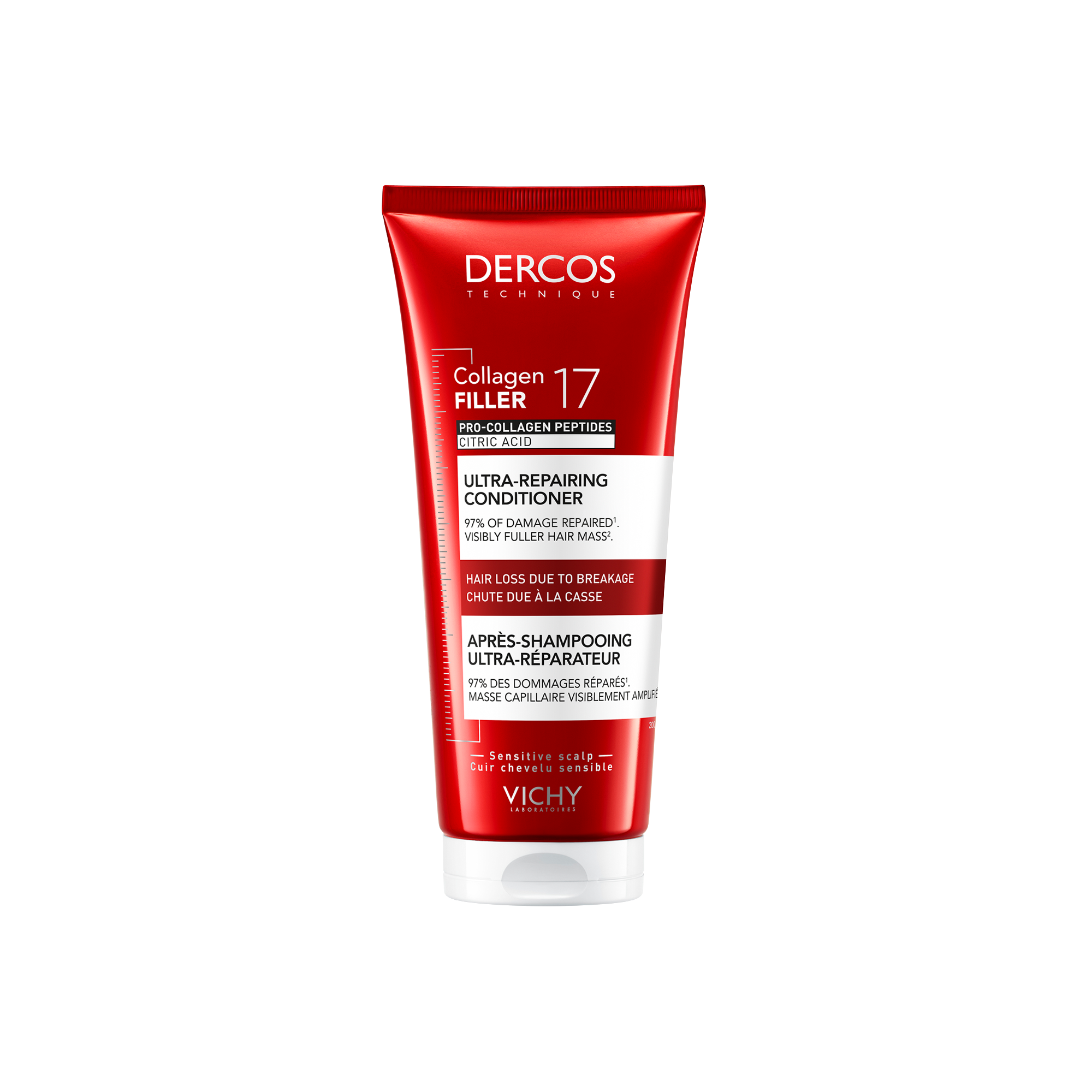 Vichy Dercos Collagen Filler 17 - Balsamo Ultra-Riparatore 200 ml