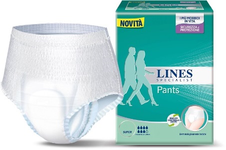 Lines Specialist Super Pants Mutandina Assorbente 12 Pezzi Taglia M