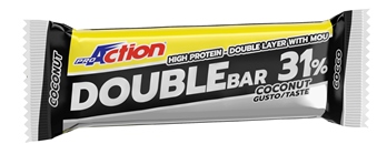 ProAction Double Bar 31% Barretta Proteica Gusto Cocco Caramello 60 g
