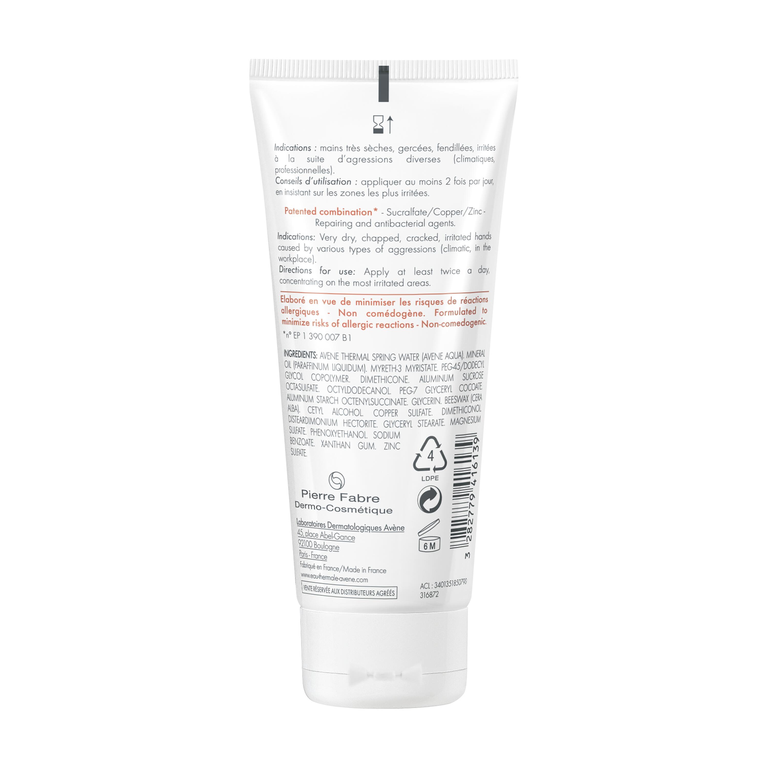 Avène Cicalfate+ - Crema Mani Ristrutturante Barriera Per Pelle Secca E Screpolata 100 ml 