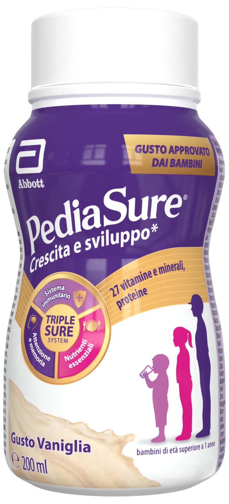 Pediasure Crescita e Sviluppo Drink 4x200ml vaniglia 