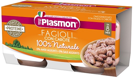 OMO PL.Fagioli/Carote 2x80g