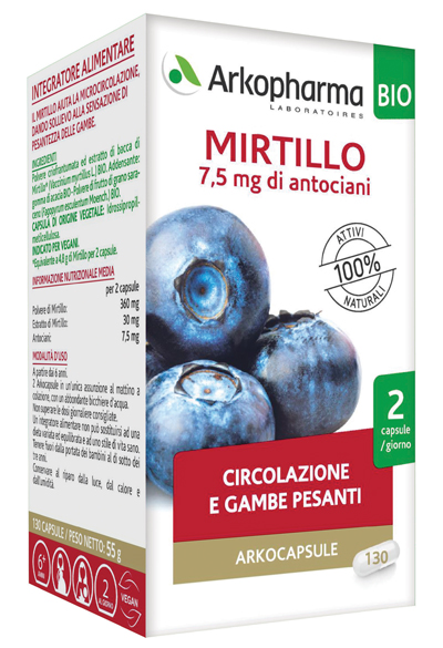 Arkocapsule Mirtillo BIO 45 capsule