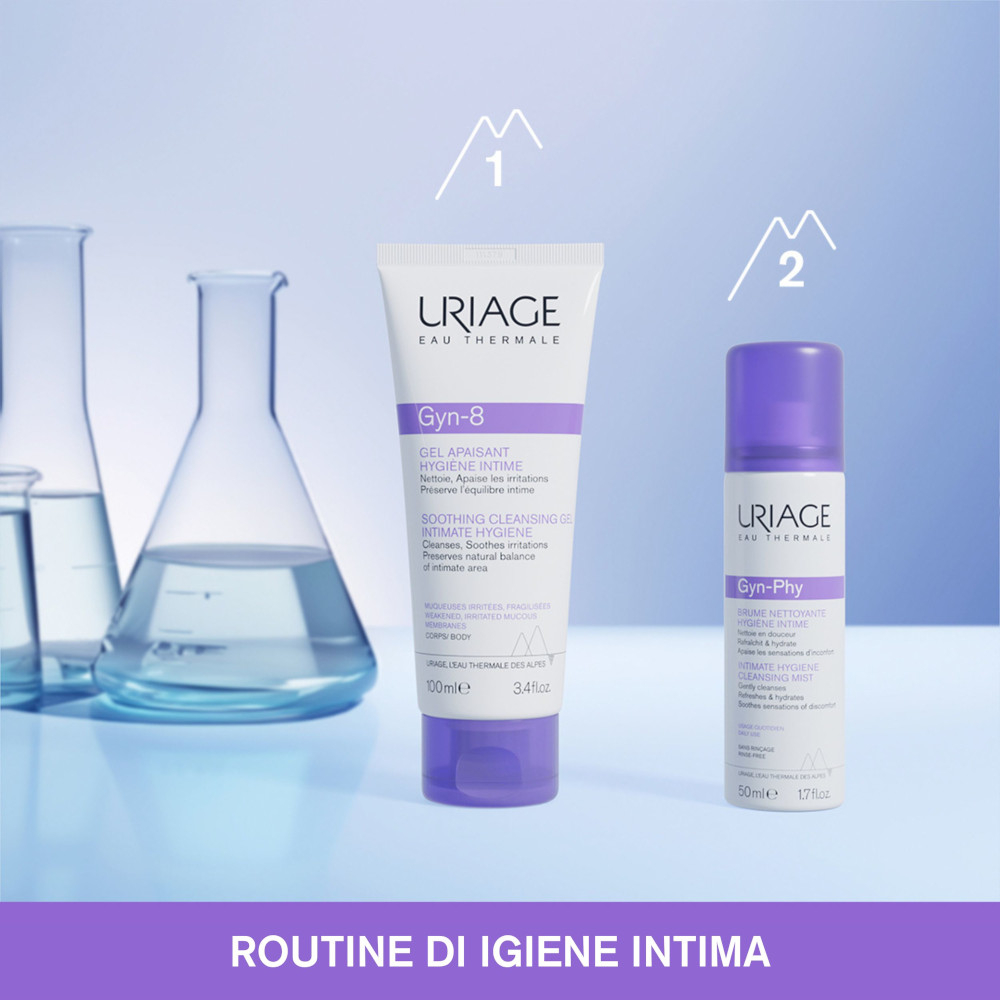 URIAGE GYN-8 Detergente intimo lenitivo per la zona intima irritata per preservare l'equilibrio naturale -100ML URIAGE GYN-8 Detergente intimo lenitivo per la zona intima irritata per preservare l'equilibrio naturale -100ML
