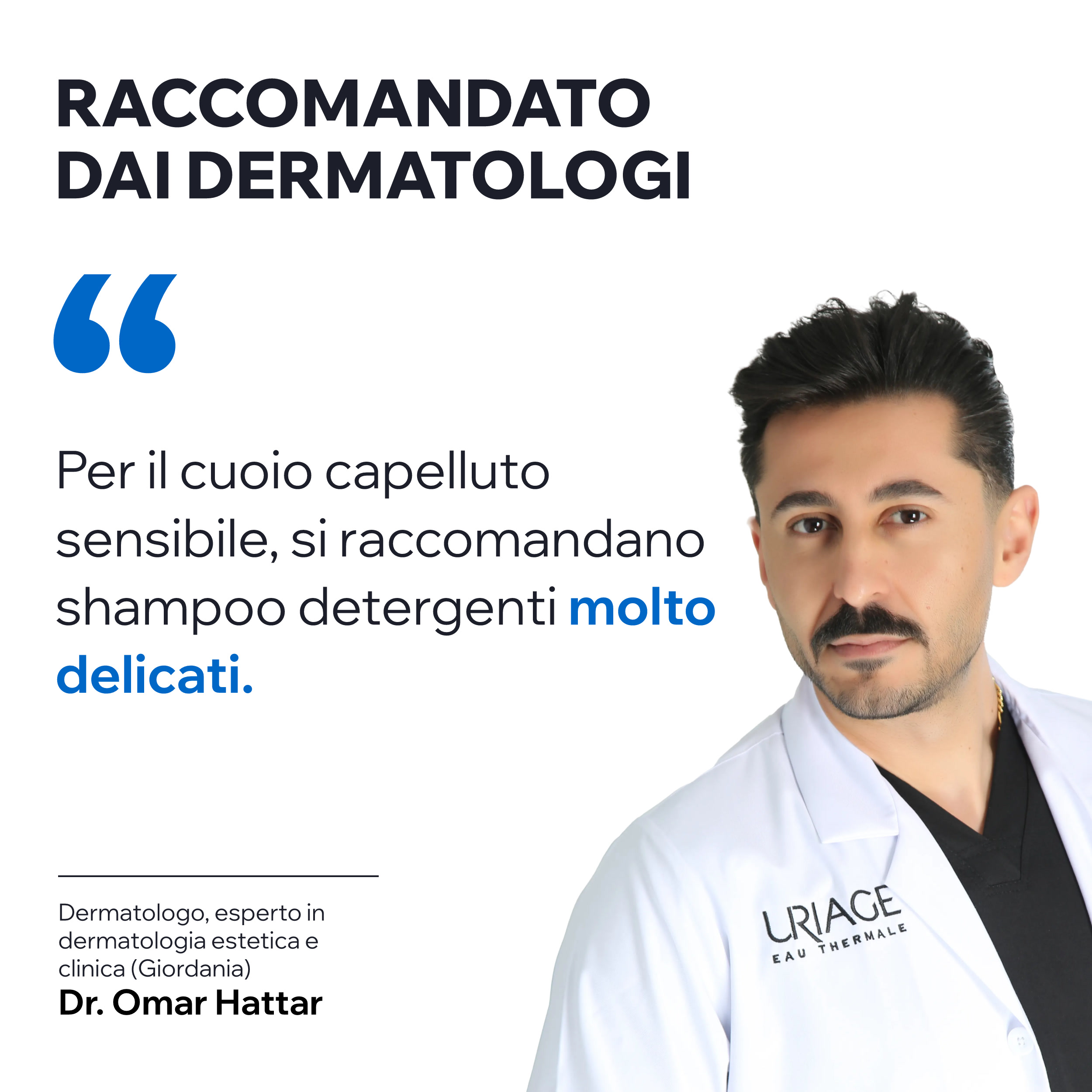 Uriage DS Hair - Shampoo Delicato Riequilibrante Per Tutti I Tipi Di Capelli 500 ml