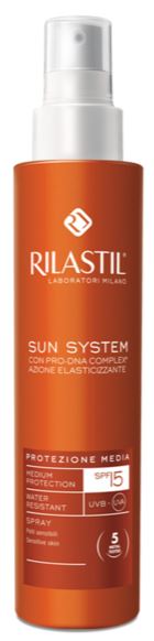 Rilastil Sun System Spray Solare SPF 15 Protezione Corpo 200 ml