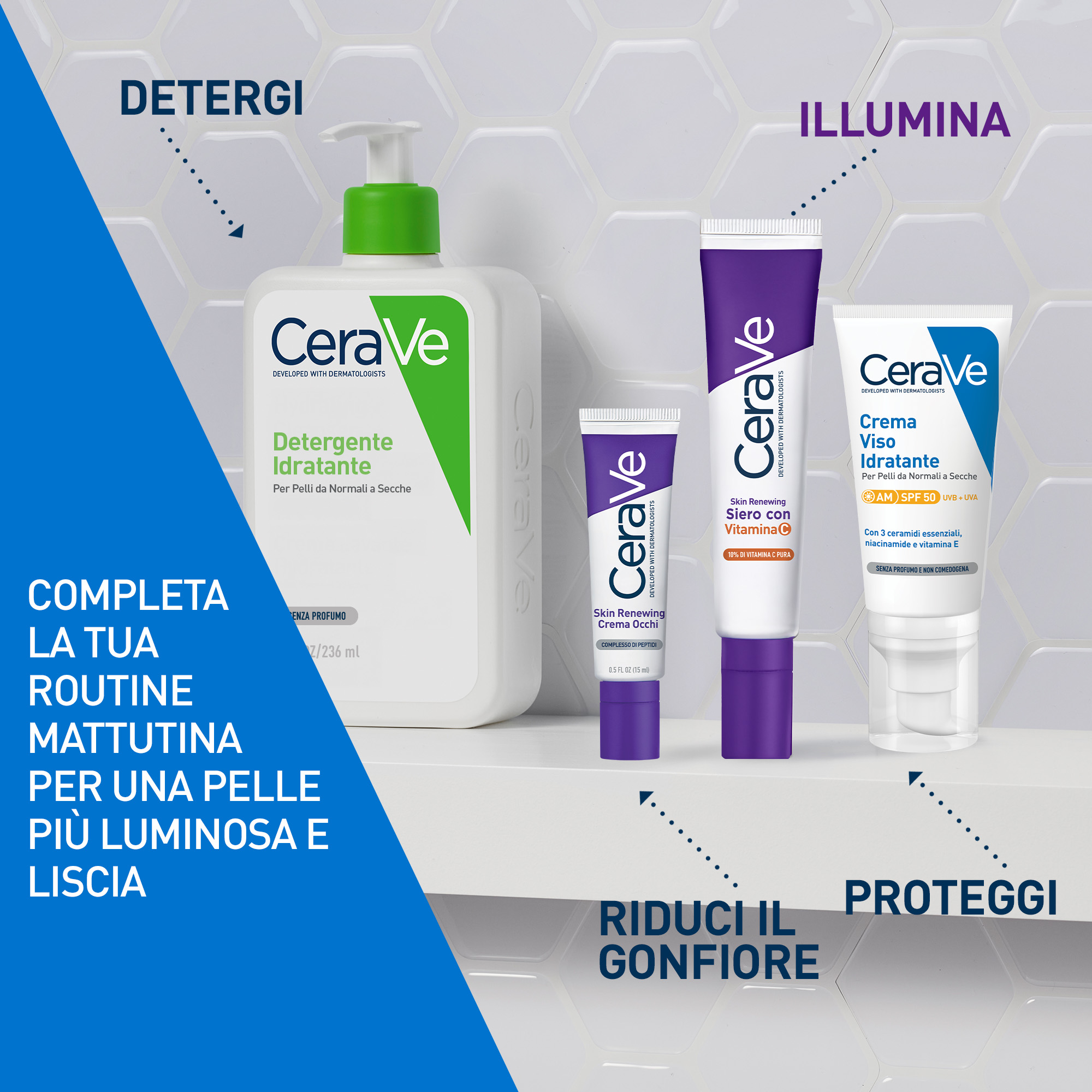 CeraVe Skin Renewing Siero Retinolo, Con Retinolo Incapsulato, 3 Ceramidi Essenziali e Acido Ialuronico, Per i Primi Segni dell'Età, 30ml