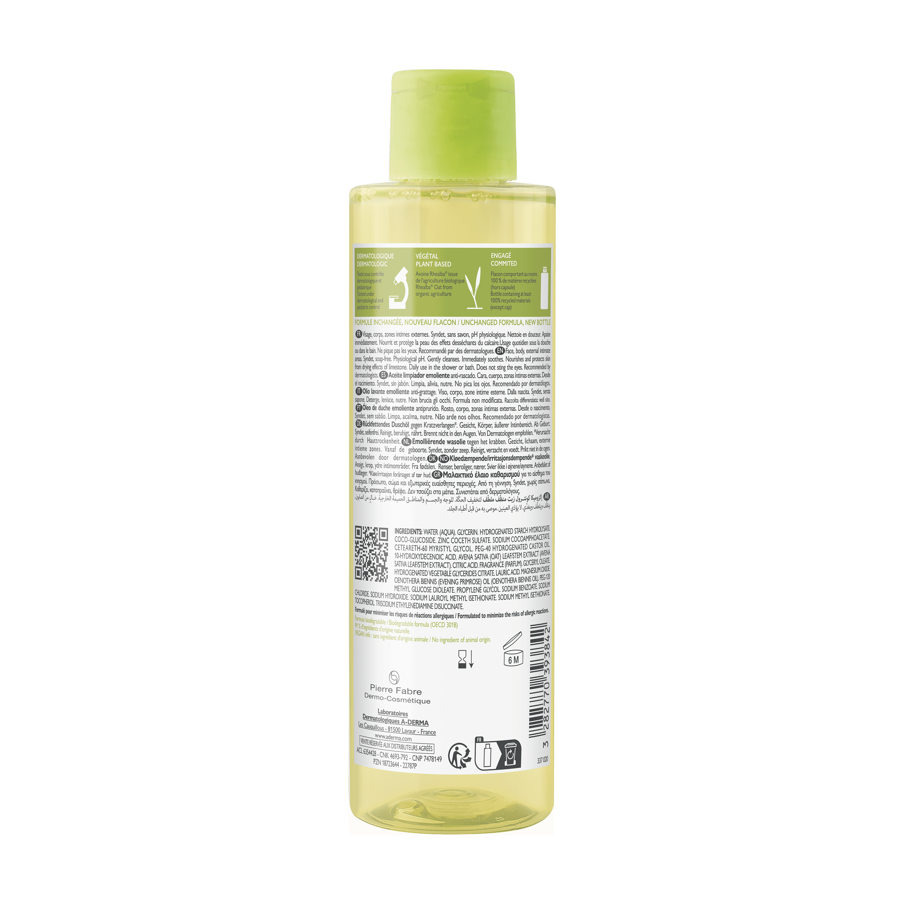 A-DERMA EXOMEGA CONTROL OLIO LAVANTE EMOLLIENTE ANTI-GRATTAGE 200 ml A-DERMA EXOMEGA CONTROL OLIO LAVANTE EMOLLIENTE ANTI-GRATTAGE 200 ml