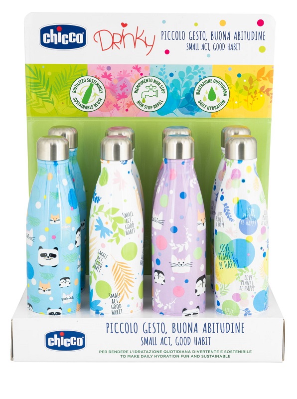 CH BOTTIGLIA INOX 500ML DISPLA