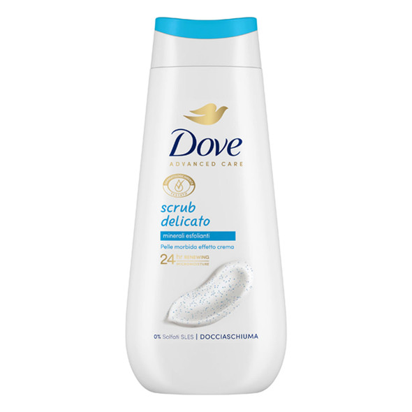 DOVE D/S SCRUB DELICATO 225 ML
