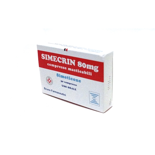 Simecrin - Gonfiore e Meteorismo - 30 compresse masticabili - 80 mg Simecrin - Gonfiore e Meteorismo - 30 compresse masticabili - 80 mg