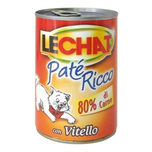 LECHAT GATTO PATE' VITELLO 400GR (lattina)