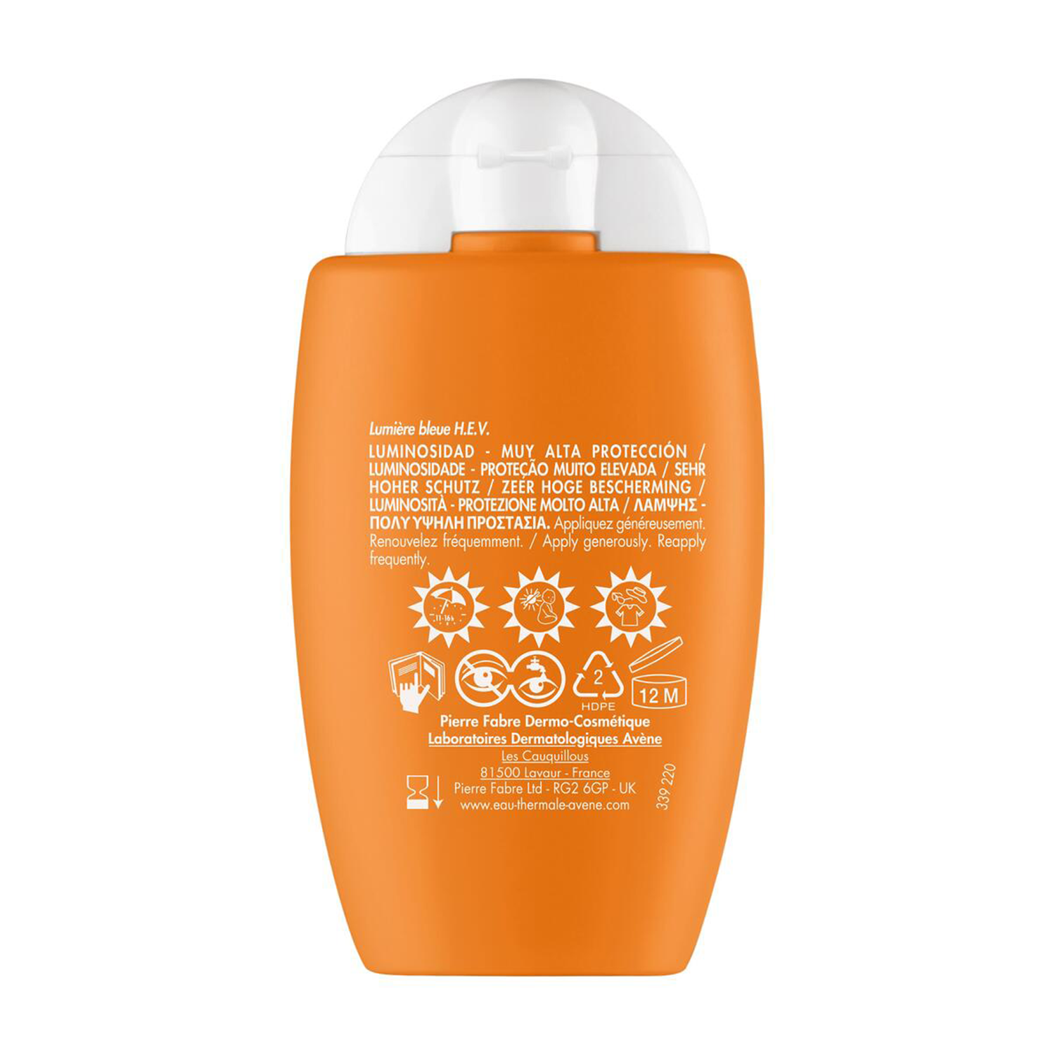Avène Ultra Fluid SPF50+ Luminosità - Protezione Solare Molto Alta Viso 50 ml