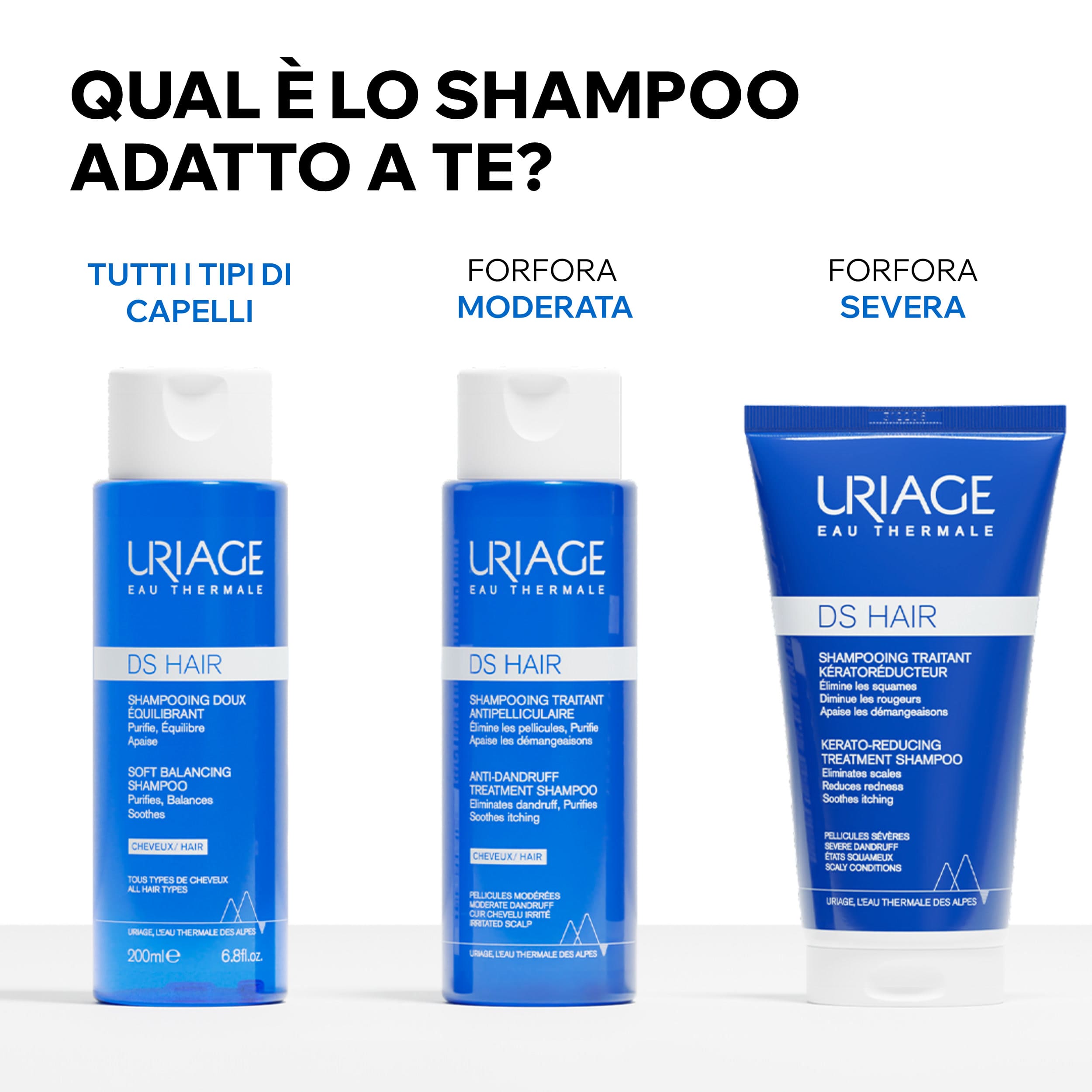 Uriage - DS Hair - Shampoo Cheratoriduttore 150 ml