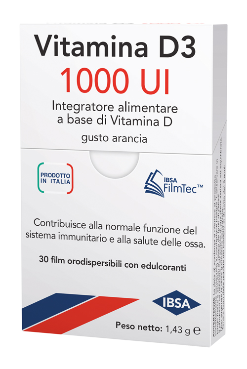 VITAMINA D3 1000UI 30Film Ora VITAMINA D3 1000UI 30Film Ora