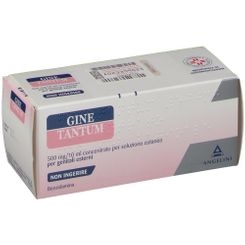 Ginetantum 500 mg  Benzidamina cloridrato 10 Flaconi 10 ml Ginetantum 500 mg  Benzidamina cloridrato 10 Flaconi 10 ml