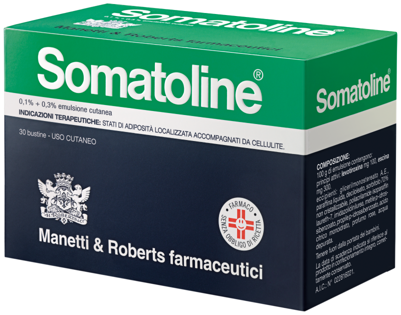 Somatoline - Emulsione Cutanea Anti-cellulite 0,1% + 0,3% - 30 Bustine Somatoline - Emulsione Cutanea Anti-cellulite 0,1% + 0,3% - 30 Bustine