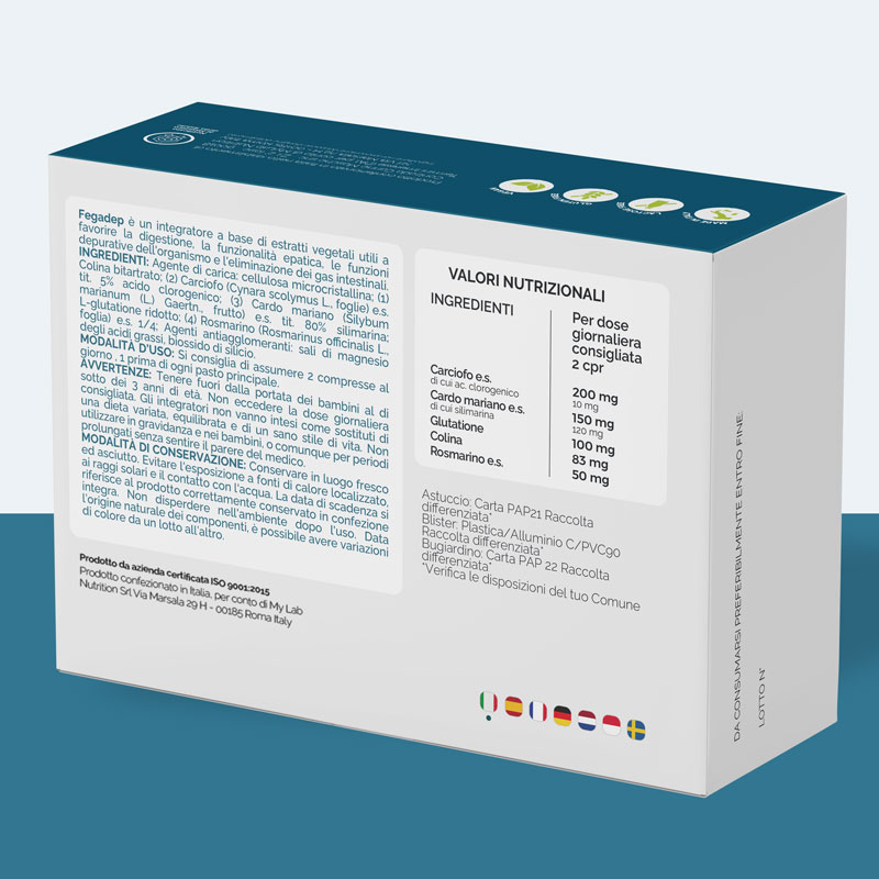 Nutracle Fegadep 40 Compresse - Integratore Per La Funzionalità Epatica