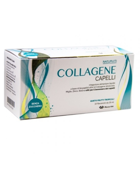 Naturviti Collagene Capelli Integratore Benessere Capelli 10 Flaconcini