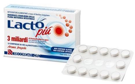 Lacto' Più 3 Miliardi Integratore Fermenti Lattici in Spore 12 Compresse