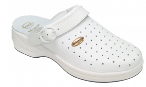 Dr. Scholl New Clog Bonus Fori Pelle Bianco n°38