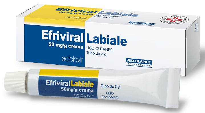 EFRIVIRAL Labiale Crema 5% 3g
