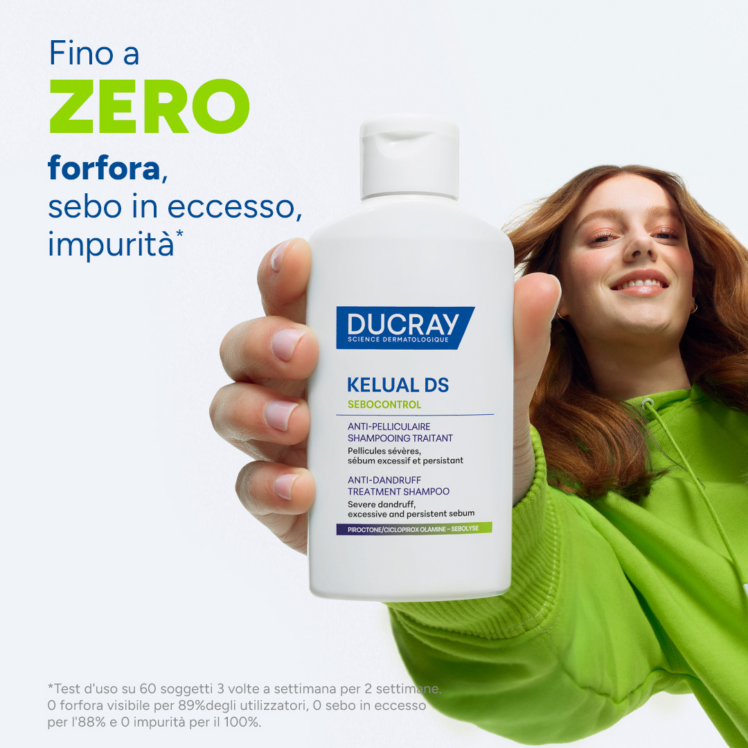 Ducray Kelual DS Sebocontrol - Shampoo Trattante Antiforfora 100 ml