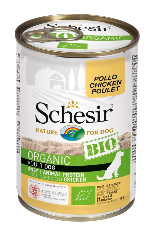 SCHESIR DOG BIO POLLO 400G
