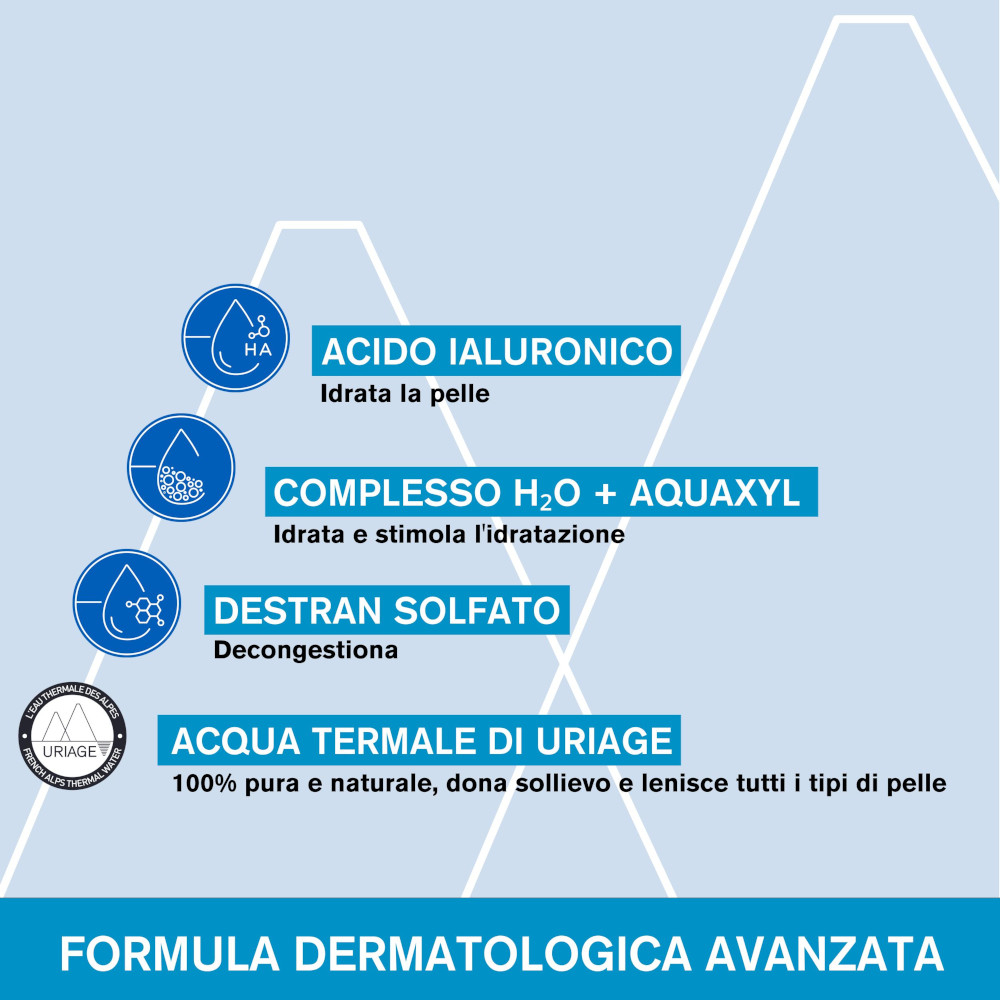 URIAGE ACQUA TERMALE Contorno occhi con ACIDO IALURONICO per ridurre rughe di disidratazione, occhiaie e borse - 15ML URIAGE ACQUA TERMALE Contorno occhi con ACIDO IALURONICO per ridurre rughe di disidratazione, occhiaie e borse - 15ML