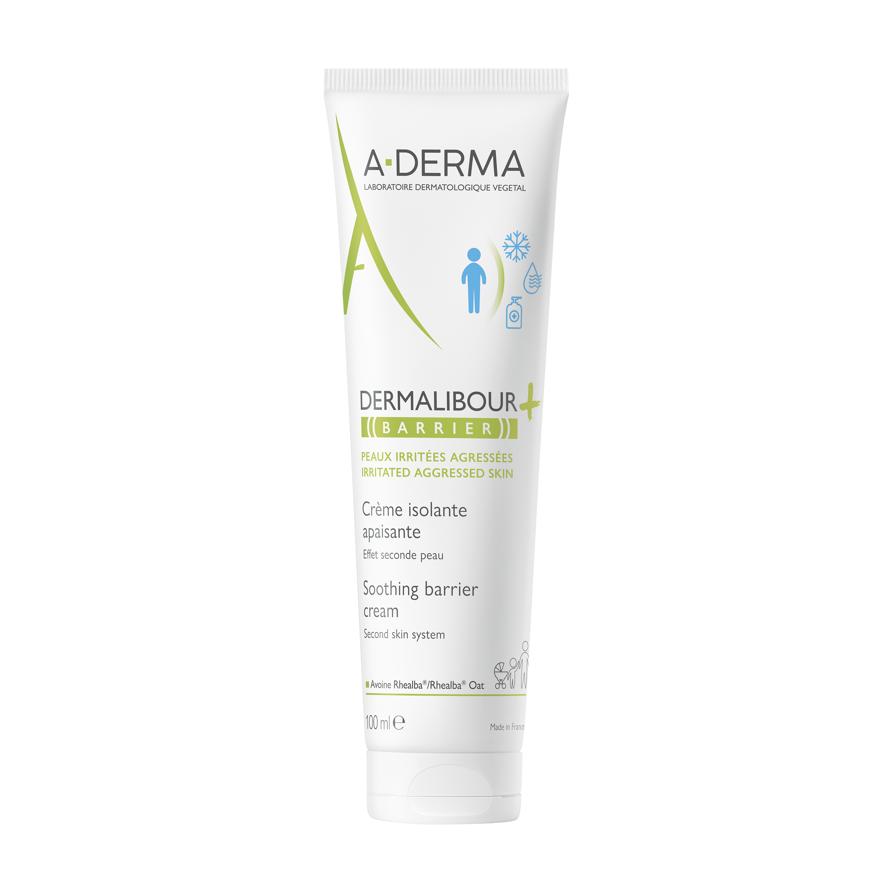 A-Derma Dermalibour+ Repair Crema Isolante Lenitiva, Protegge dalle aggressioni esterne - Freddo, acqua, sfregamenti, prodotti chimici - con Complesso di Rame-Zinco, per Pelle Irritabile e fragilizzata, 50ml 