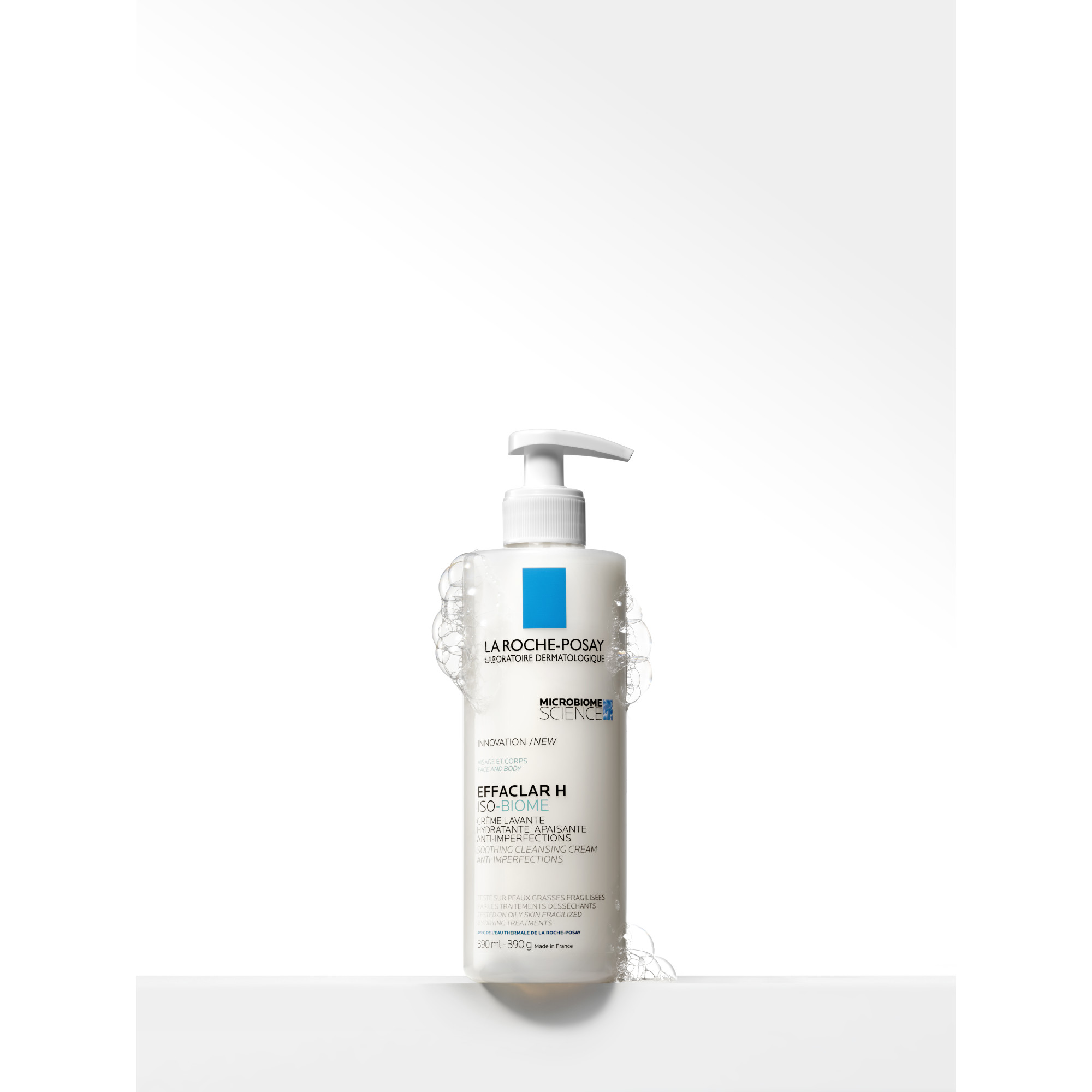 La Roche-Posay Effaclar H Iso-Biome - Crema Detergente Per Pelle Mista, Grassa O A Tendenza Acneica 400 ml