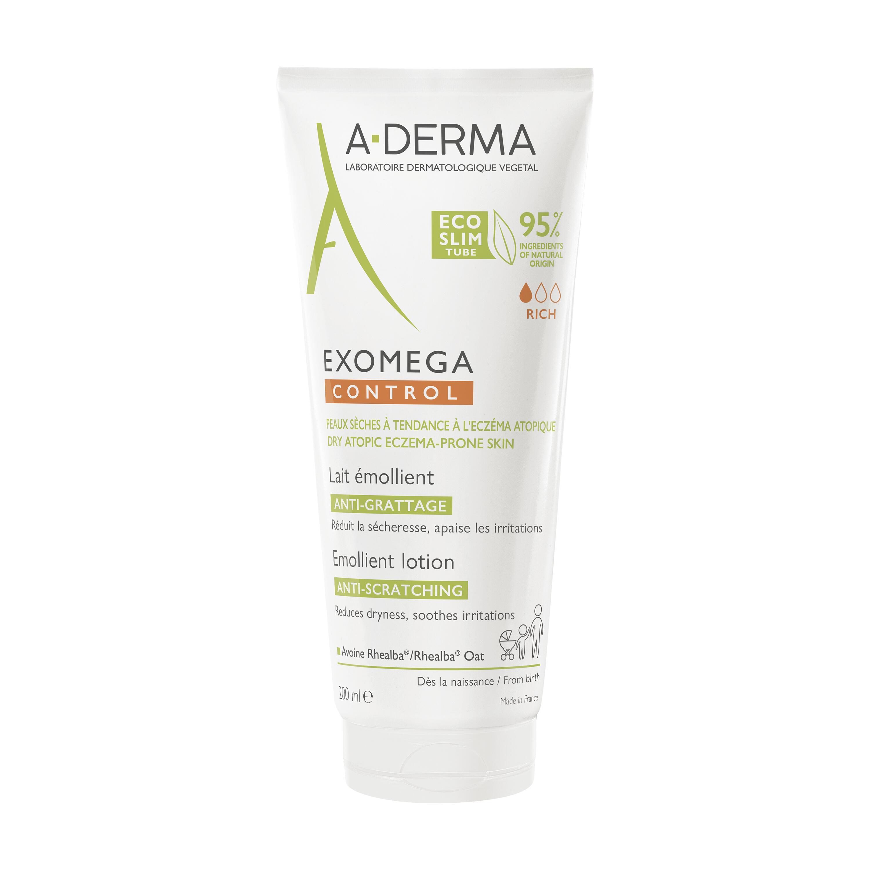 A-Derma Exomega Control - Latte Emolliente Anti-Grattage 200 ml